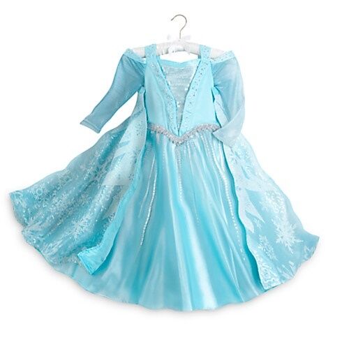 Disney Deluxe Light Up Frozen Elsa Costume Dress Size 10 Large