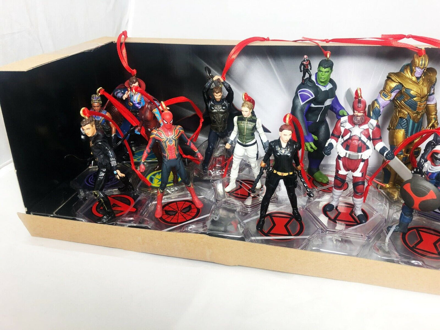 Disney Marvel Infinity Saga Mega 20pc Custom Christmas Ornaments Box Set