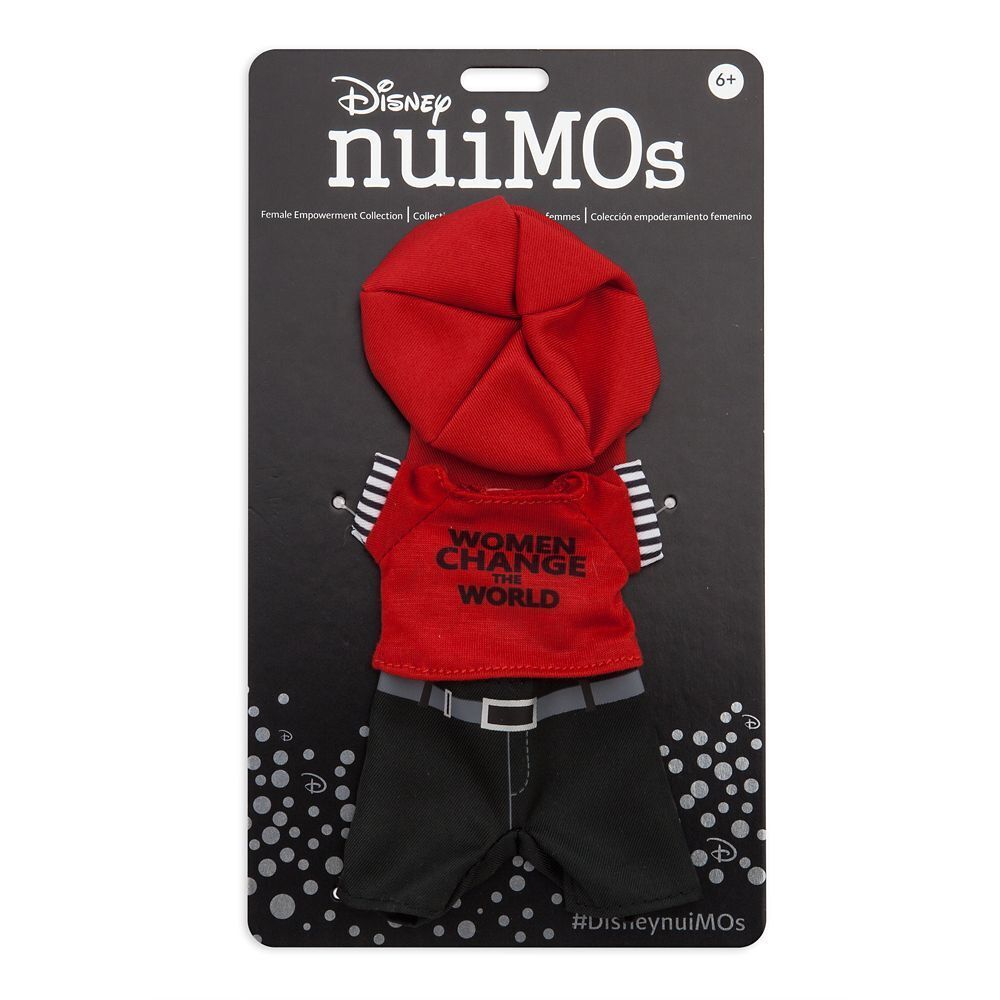 Disney nuiMOs Outfit – Women change the world T-Shirt Black Pants and Red Hat