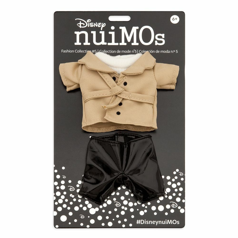 Disney nuiMOs Outfit Accessory White Sweater with Trench Coat and Black Pants