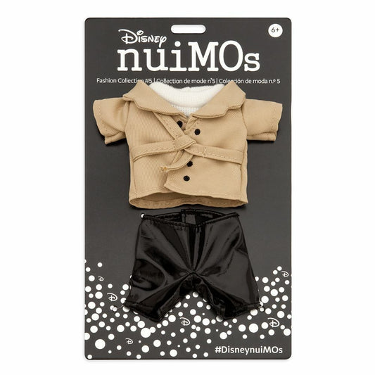 Disney nuiMOs Outfit Accessory White Sweater with Trench Coat and Black Pants