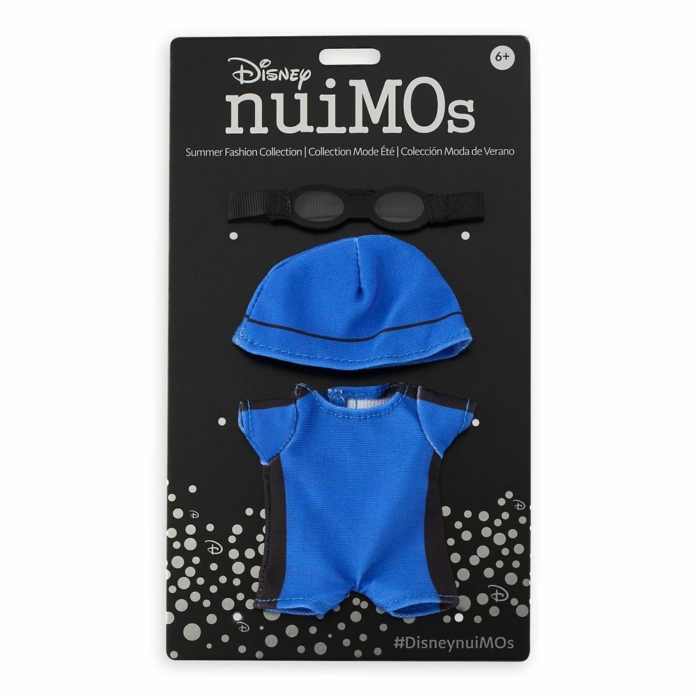 Disney Store nuiMOs Swimmer Outfit Cap Goggles Dress Up Accessory Set