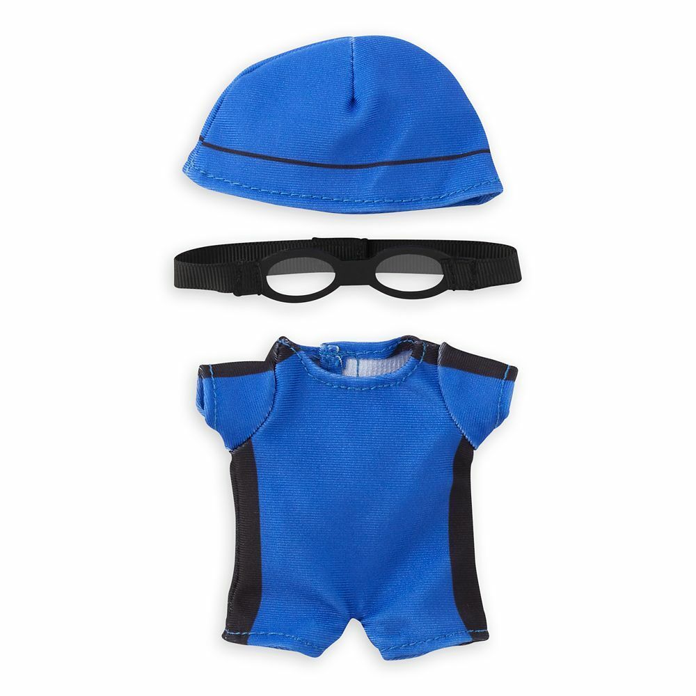 Disney Store nuiMOs Swimmer Outfit Cap Goggles Dress Up Accessory Set