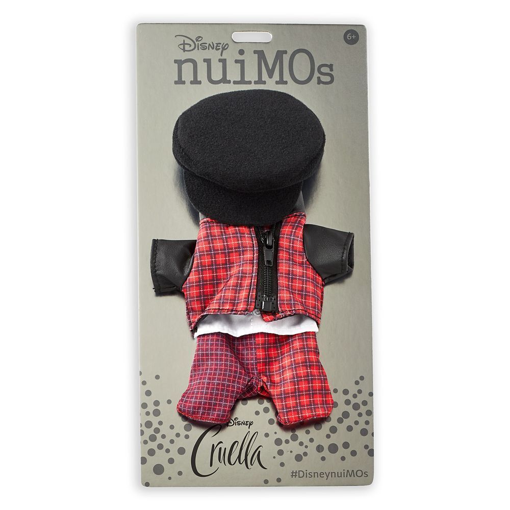 Disney nuiMOs Outfit Set – Cruella De Vil Inspired Plaid Suit with Black Hat