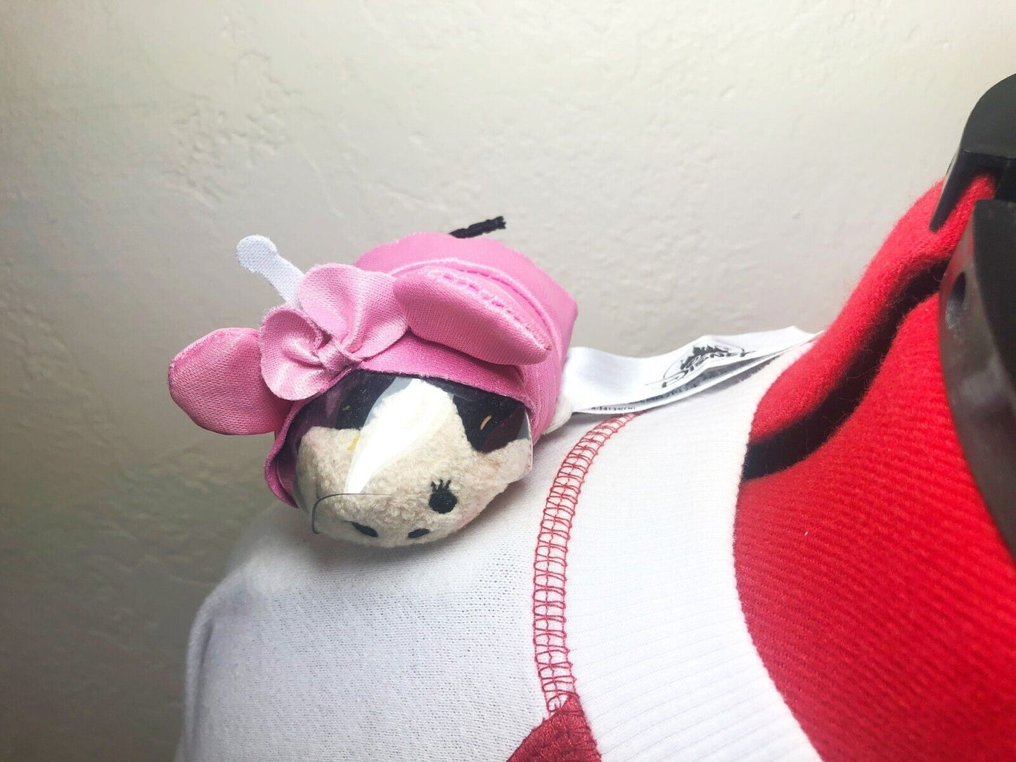 Disney Minnie Mouse Astronaut Custom Shoulder Pal Plush Theme Park Toy Accessory